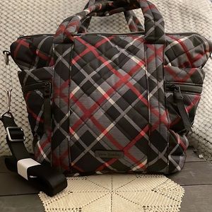 BNWT VERA BRADLEY SMALL MULTI STRAP TOTE PARIS PLAID $115